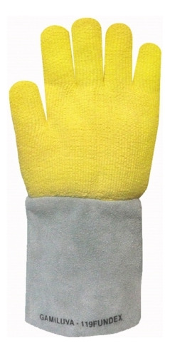 Luva Resistente A Alta Temperatura 500º Fundex Grafatex Par