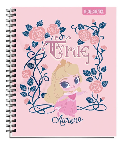 Pack 10 Cuadernos Universitario Princesas Kawaii Disney
