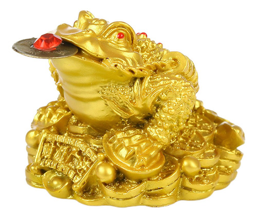 4 Feng Shui Money Frog, Estatua De Money Toad, Sapo De Patas