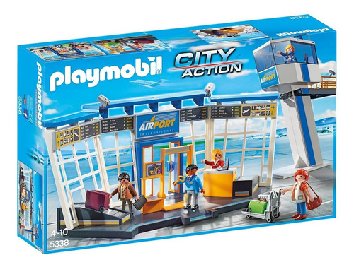 Playmobil 5338 Torre De Control Y Aeropuerto 99 Piezas Stock