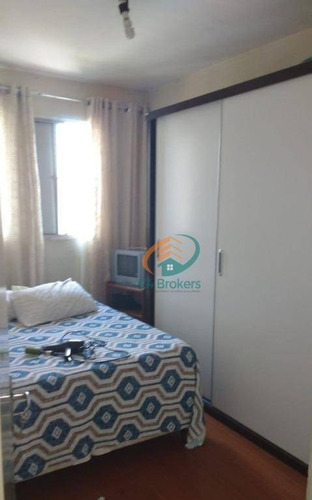 Apartamento Com 2 Dormitórios À Venda, 60 M² Por R$ 235.000,00 - Vila Augusta - Guarulhos/sp - Ap1276