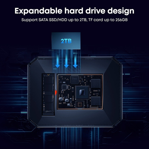 Imagen 5 de 6 de Mini Pc Host Win10 8+256ssd Intel N4500 Chuwi Herobox Pro