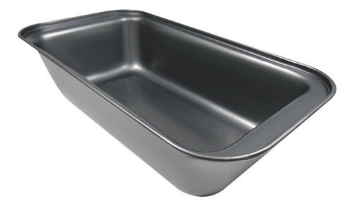 Budinera Molde Rectangular Budin Ingles Antiadherente 25cm Color Gris Oscuro
