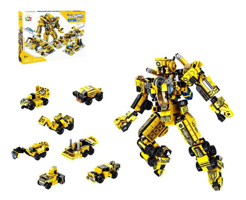 Bloques De Construcción Bot Legos Juguete Robot Polimórfico 