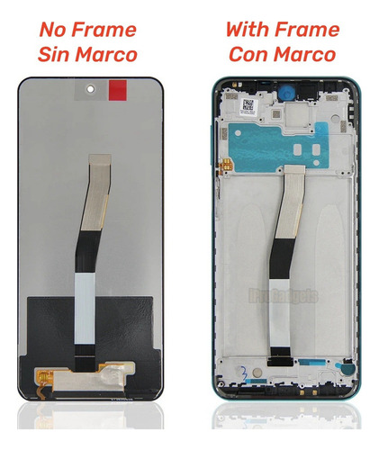 Pantalla Lcd Con Marco For Redmi Note 9 Pro M2003j6b2g