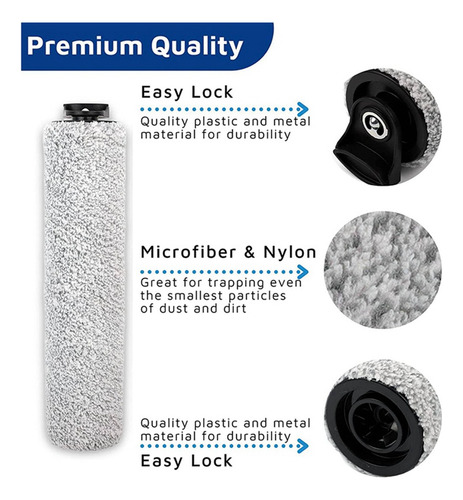Kit De Rodillo Y Filtro De Repuesto Para Tineco Floor One S3