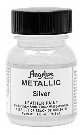 Angelus Leather Paint 1 Oz Silver