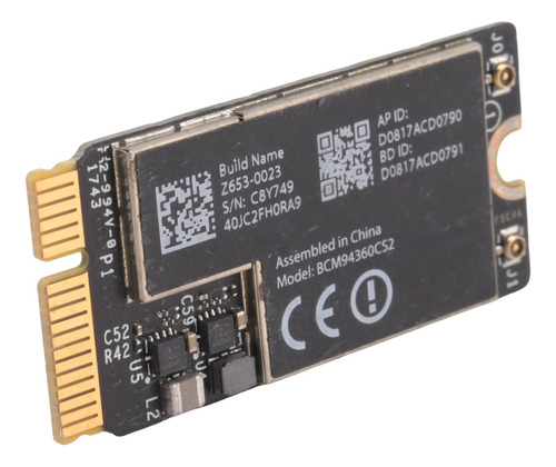 A Placa Wi-fi Sem Fio Hackin Bcm94360cs2 4.0 802.11ac