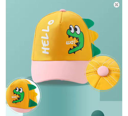 Gorra De Béisbol Para Bebé Niño Niña Con Dinosaurio