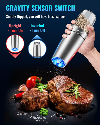 Salt Pepper Mill Sets Sweet Alice No Aplica Single/sliver