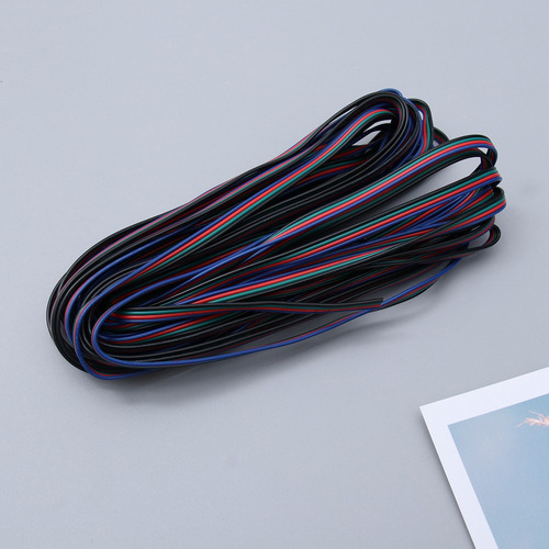 F Durable 10 M 4 Pines Rgb Cable De Extensión De Línea Para