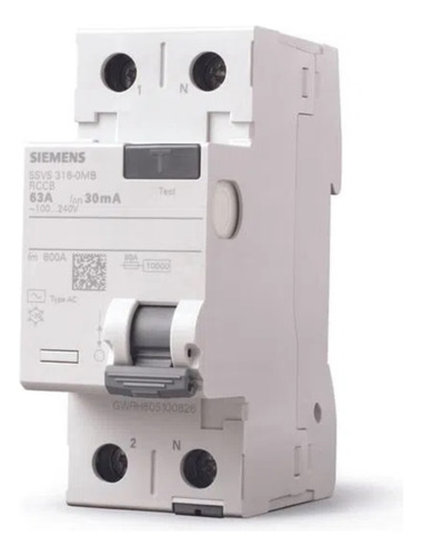 Disjuntor Dr 1p+n 40a 30ma Ac Siemens