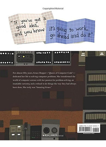 Grace Hopper: Queen of Computer Code (Volume 1) (People Who Shaped Our World) (Libro en Inglés), de Wallmark, Laurie. Editorial Union Square Kids, tapa pasta dura, edición illustrated en inglés, 2017