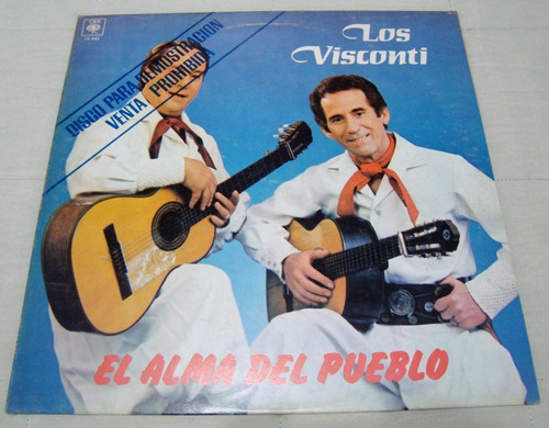 Vinilo Los Visconti El Alma Del Pueblo Lp Promo Nm 