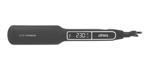 Imagen 3 de 3 de Planchita De Pelo Atma Pl8862np Wide Titanium 230° Tech Ion