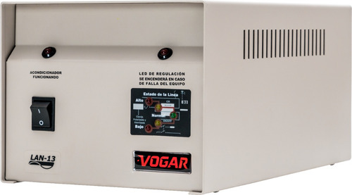 Regulador Electrónico De Voltaje Vogar® Monofásico 3 Kva