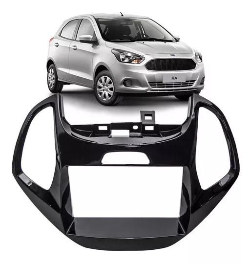 Segunda imagem para pesquisa de moldura 2 din ford ka