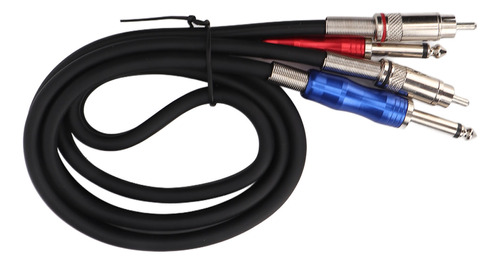 Cable De Sonido Estéreo Ts A Dual Rca De 1/4 De Pulgada Con