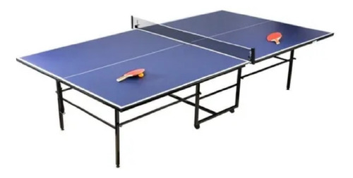 Imagen 2 de 10 de Mesa Profesional De Ping Pong Plegable + Paletas