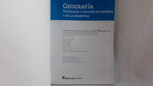 Imagen 3 de 6 de Geografia Sociedades Y Espacios En America Y En La Argentina