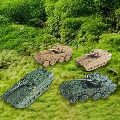 4x Escala 1/144 Modelo De Tanque Moderno Modelo De Vehículo