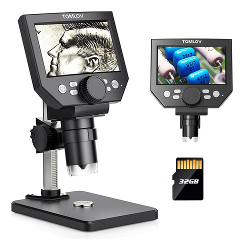 Dm4 Lite 4.3 Microscopio Digital Para Estudiante, Biológic.