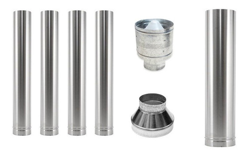 Kit  Techo Encamizado 4  Pulgadas Acero Inox