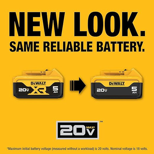Dewalt 20v Max Xr 5.0 Ah Batería 2 Unidades Con Cargador