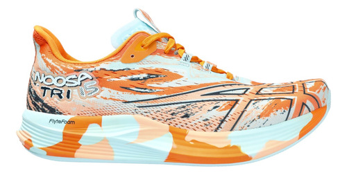 Tenis Asics Hombre Caballero Naranja Running Deportivo Noosa