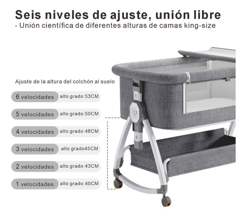Cuna Corral Bebé Plegable Multifunción - Mosquitero Portátil