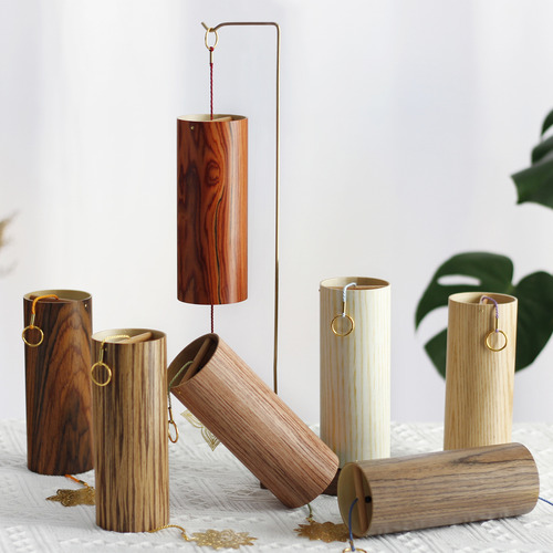 Chakra Chimes, Campanillas De Viento De Bambú Natural, Acord