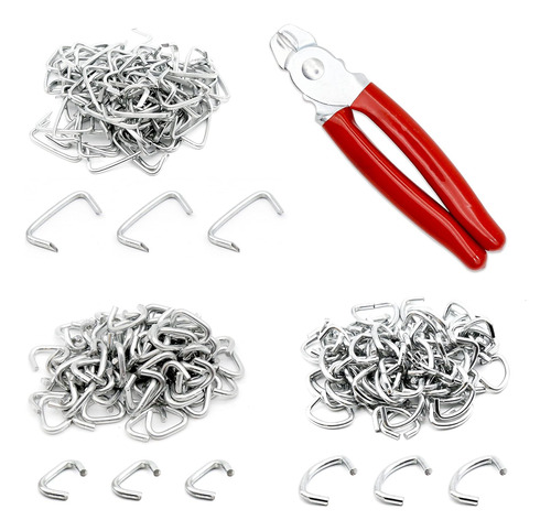 Kit Surtido De Aros Para Cerdos Galvanizados De 270 Piezas (