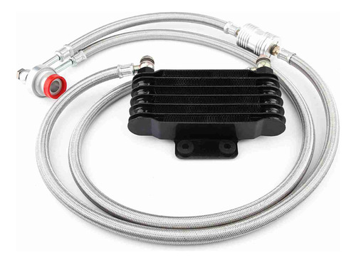Radiador De Aceite De Motor Negro, Kit De Sistema De Refrige