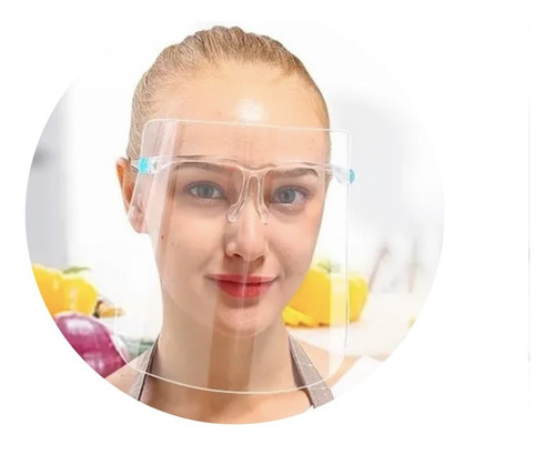 Careta Tipo Gafas Proteccion Facil Antifluido Antiempañante