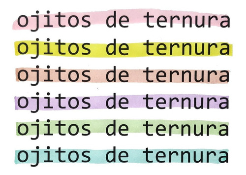 Set 6 Destacadores Pastel