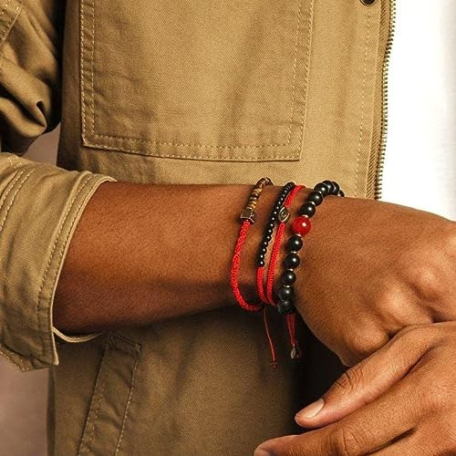 Pulsera De Cierre Ajustable De Cordón Rojo Equilibrar ...