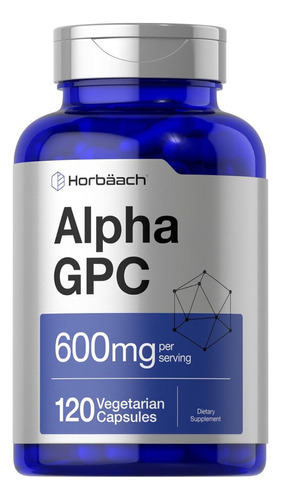 Horbaach Alpha Gpc 600 Mg 120 Capsulas Apoyo Memoria Sabor S/n