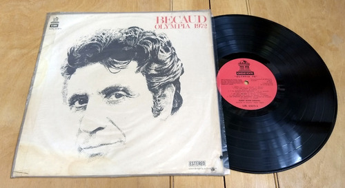 Gilbert Becaud Olympia 1972 Lp Disco Vinilo Uruguay