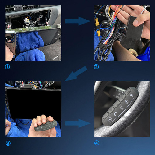 Botón De Control Remoto Para Volante De Coche Ajuste