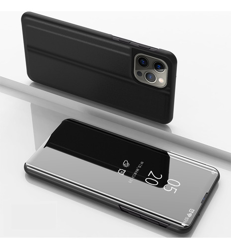 Funda Para Samsung Galaxy A70/a70s/s25, Ultradelgada, Con Diseño De Espejo, Tipo Libro Abatible, Con Soporte