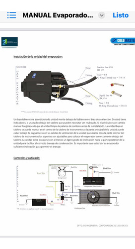 Evaporador Difusor Universal Cm 432-100 24vol