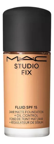 Base de maquiagem líquida MAC Studio Fix Studio Fix Fluid Fix Fluid FPS 15 tom nc20 - 15mL 15g
