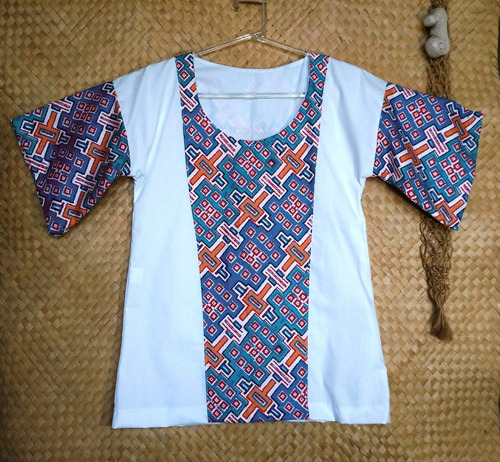 Imagem 2 de 3 de Blusa Bata Feminina Tecido Mônica