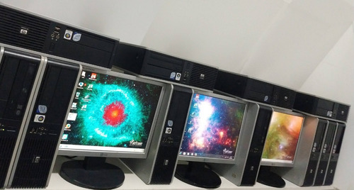 Imagem 4 de 5 de Cpu Hp Core 2 Duo+ Monitor De 15+teclado E Mouse