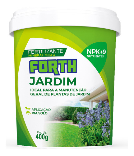 Fertilizante Forth Jardim Balde Para Plantas De 400g