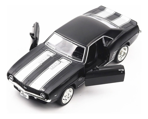 1/36 1969 Camaro Ss Vintage Metal Model Coche De Juguete [u]