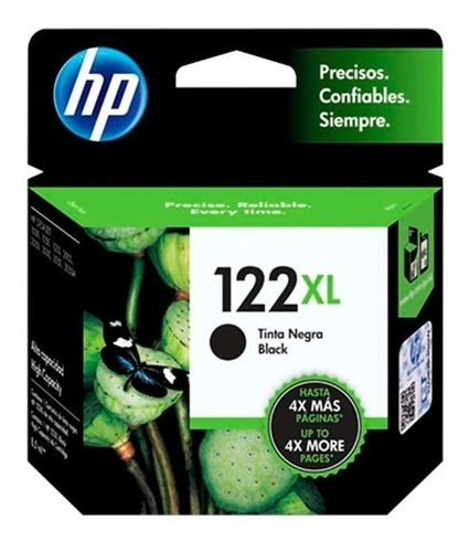 Cartucho Tinta Hp 122xl Negro Color Ch563hl Ch564hl Original