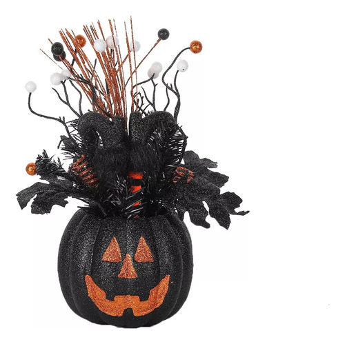 Adornos Z For Decoración De Halloween Con Diseño De Calabaz