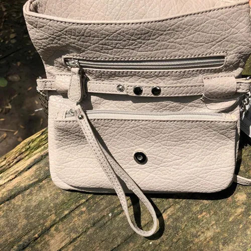 Crossbody Nine West Original Mariconera Gris Nueva Env o gratis