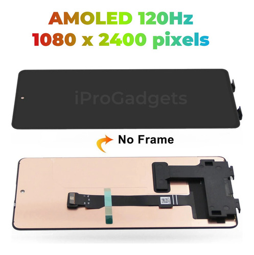 Tela Oled Amoled Para Poco X5 Pro 5g 22101320g 22101320i